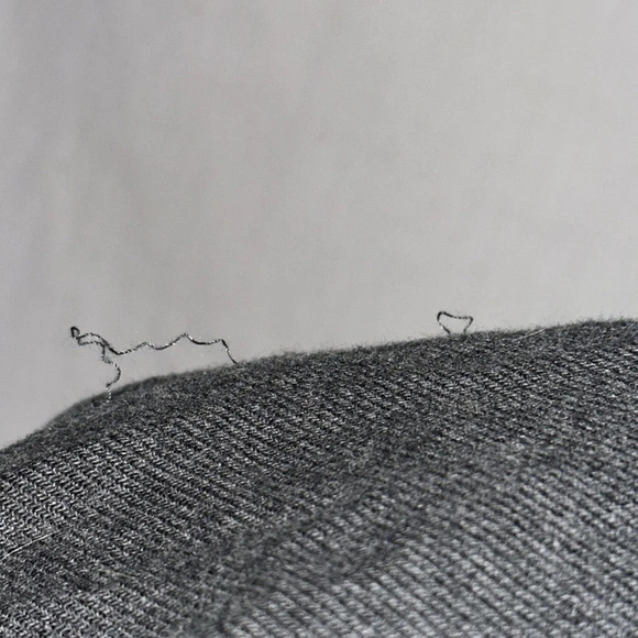 dark gray ALLSAINTS button up long sleeve shirt size small - Picture 3 of 4